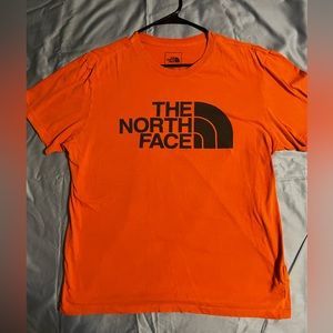North Face Orange T Shirt